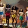 Five children standing together in a dramatic, surreal landscape · 1 PNG Image · 10000×5626 px · 300 DPI · Instant Download (Copy)