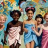 Colorful celebration of childhood, diversity, and imagination · 1 PNG Image · 10000×5626 px · 300 DPI · Instant Download