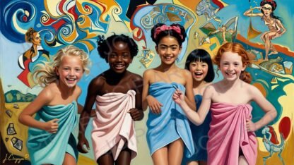 Colorful celebration of childhood, diversity, and imagination · 1 PNG Image · 10000×5626 px · 300 DPI · Instant Download